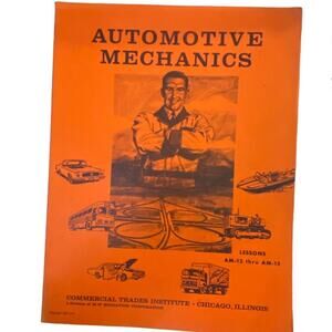 Vtg Automotive Mechanics Commercial Trade Institute AM 13 to 15 Electricity